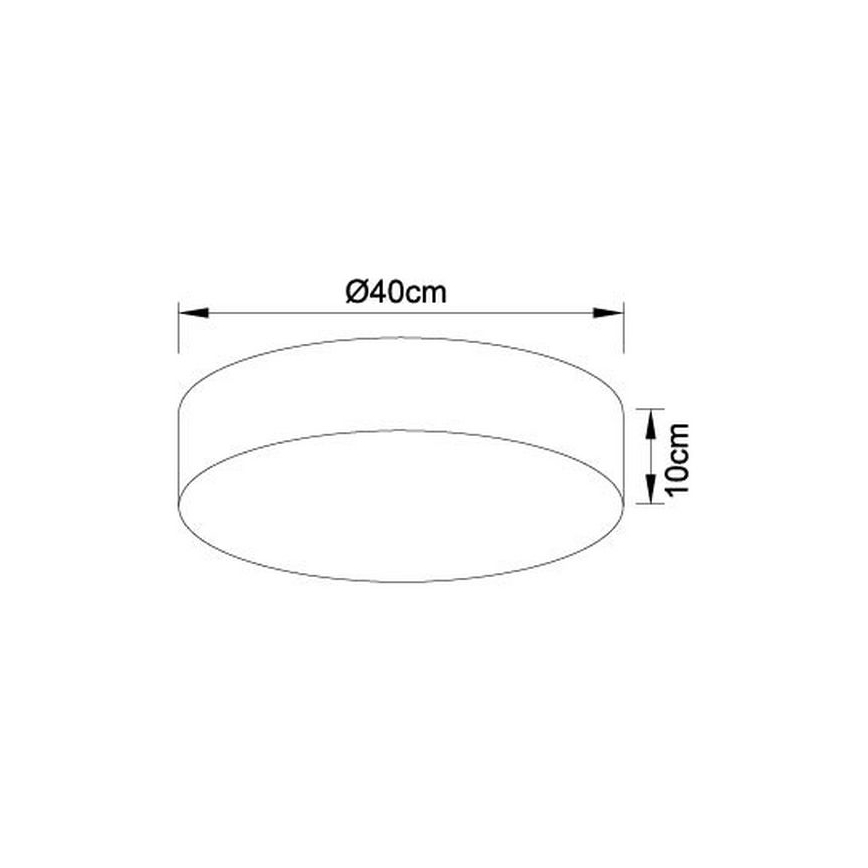 Globo - LED Stmievateľné stropné svietidlo LED/24W/230V 3000-6000K + diaľkové ovládanie