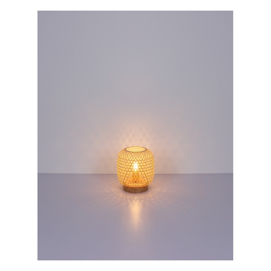 Globo - Stolná lampa 1xE27/60W/230V bambus