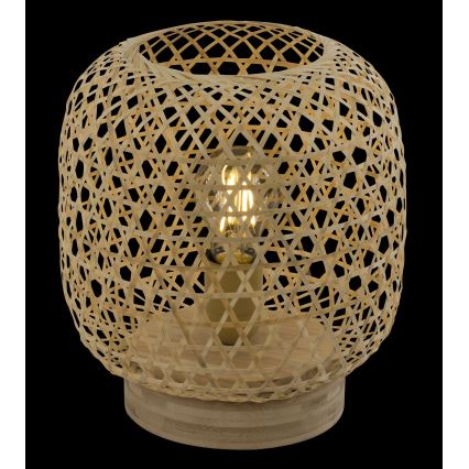 Globo - Stolná lampa 1xE27/60W/230V bambus