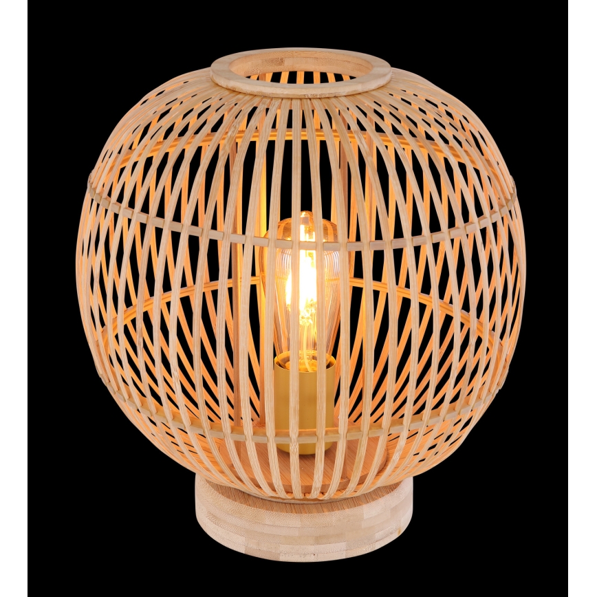 Globo - Stolná lampa 1xE27/60W230V bambus