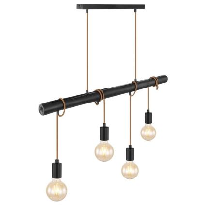 Globo 15459-4H - Luster na lanku LEO 4xE27/60W/230V