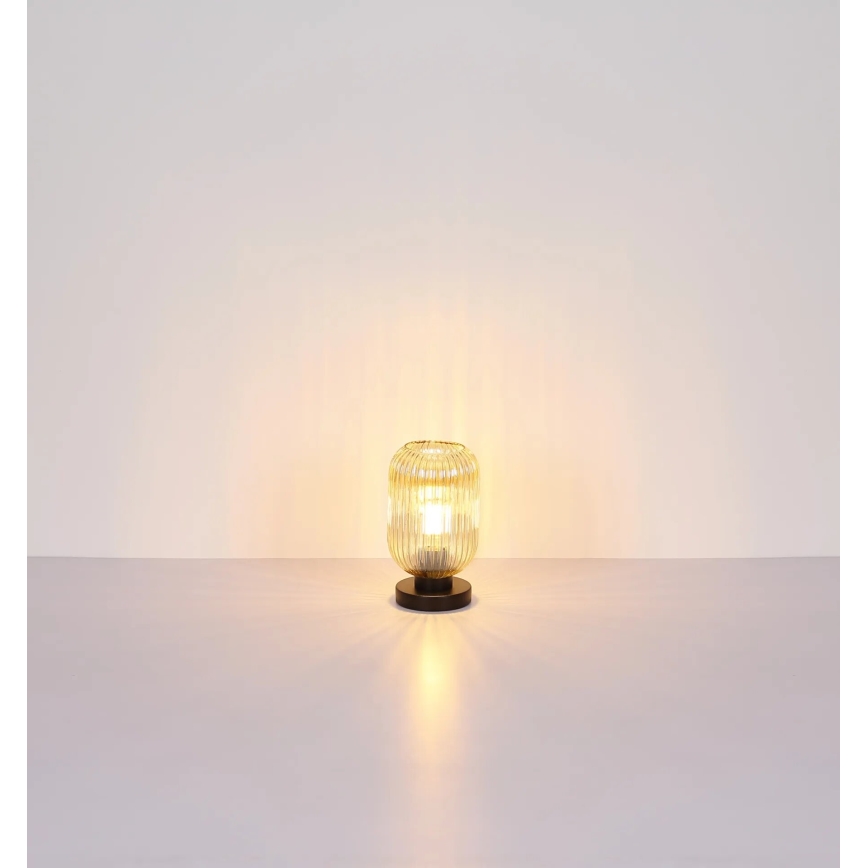 Globo - Stolná lampa 1xE27/40W/230V hnedá