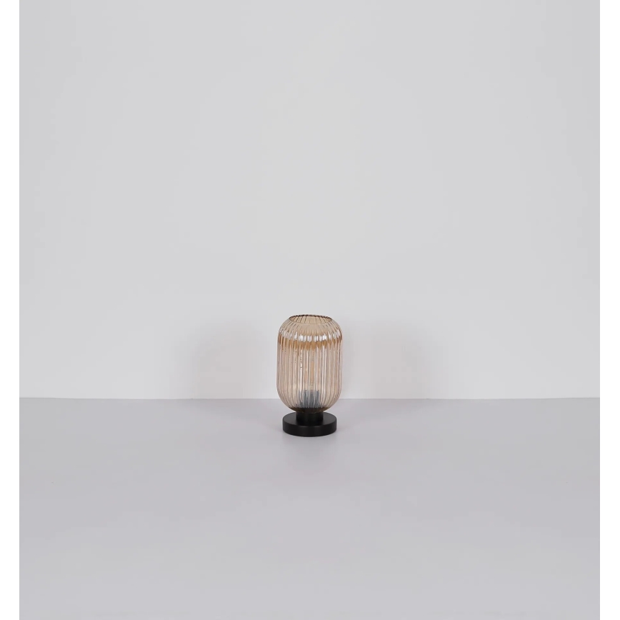 Globo - Stolná lampa 1xE27/40W/230V hnedá