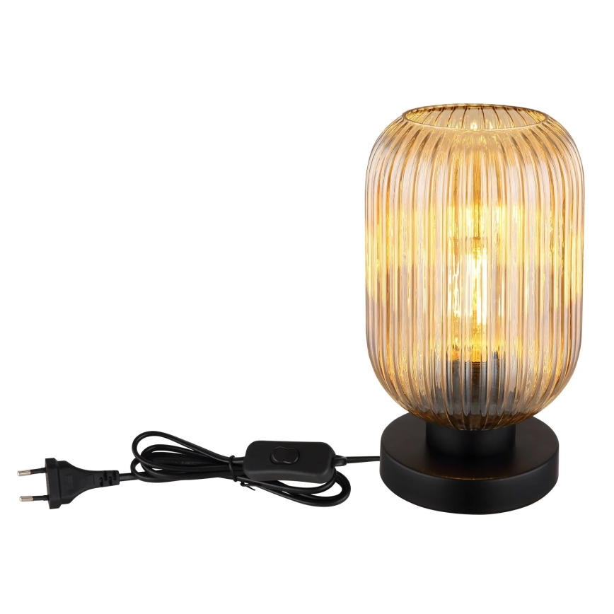 Globo - Stolná lampa 1xE27/40W/230V hnedá