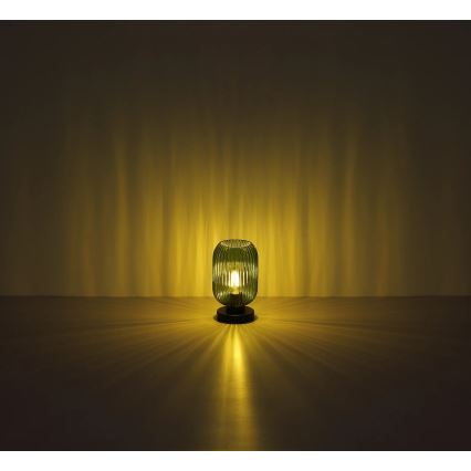 Globo - Stolná lampa 1xE27/40W/230V zelená