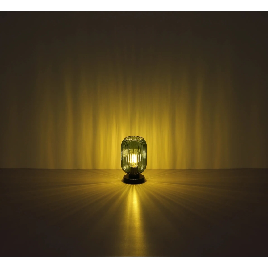 Globo - Stolná lampa 1xE27/40W/230V zelená