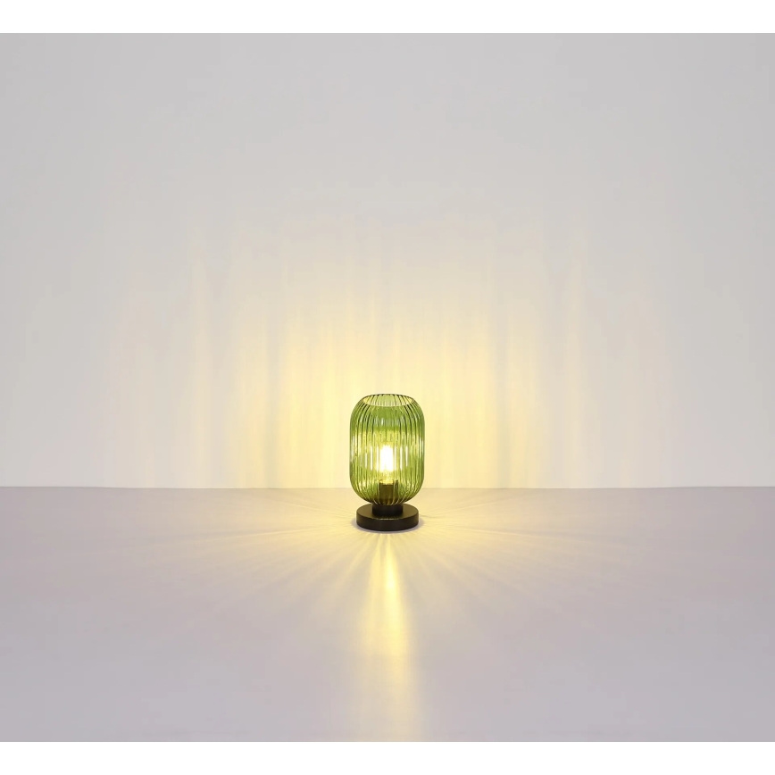 Globo - Stolná lampa 1xE27/40W/230V zelená