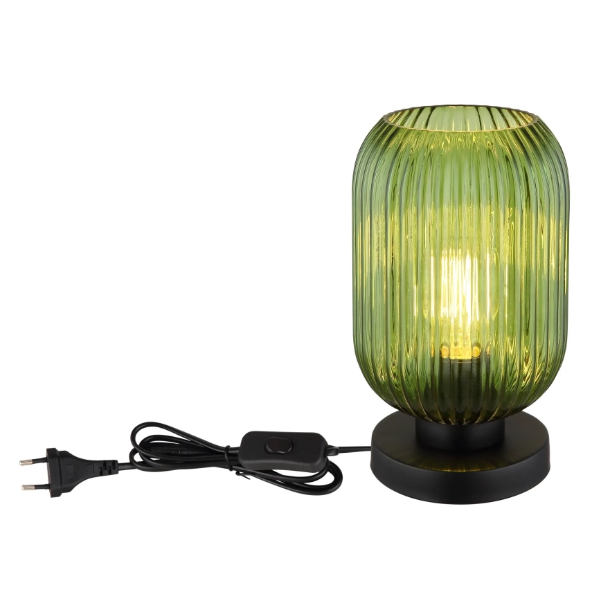 Globo - Stolná lampa 1xE27/40W/230V zelená