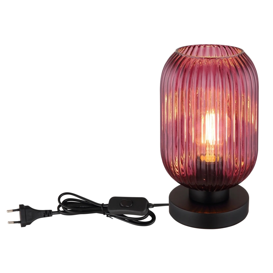 Globo - Stolná lampa 1xE27/40W/230V fialová