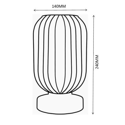 Globo - Stolná lampa 1xE27/40W/230V fialová