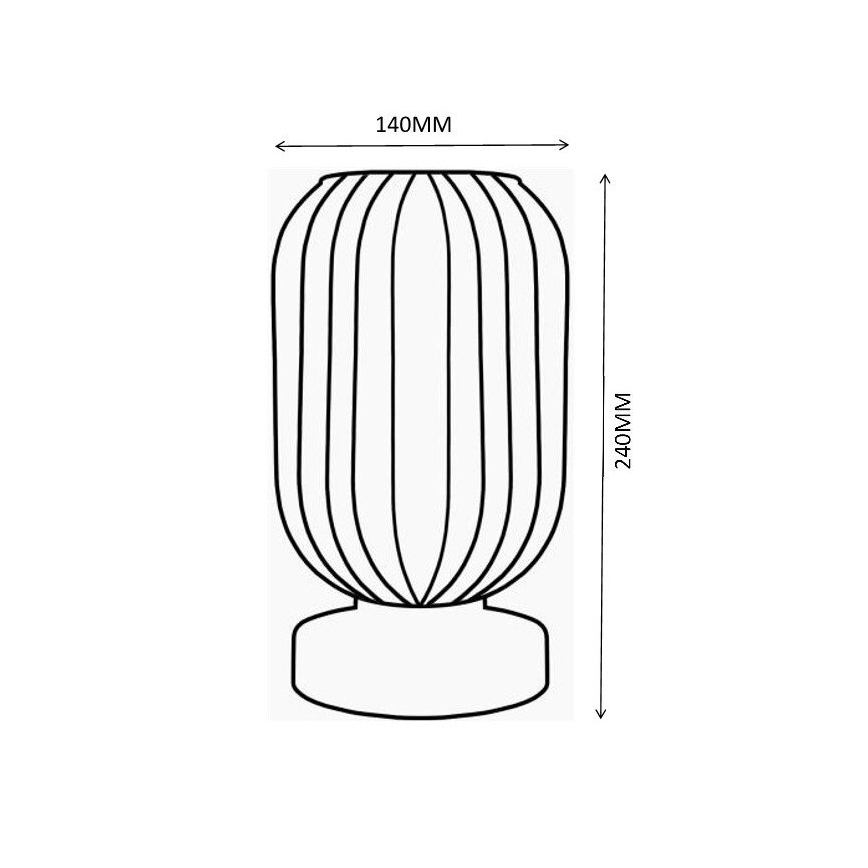 Globo - Stolná lampa 1xE27/40W/230V fialová