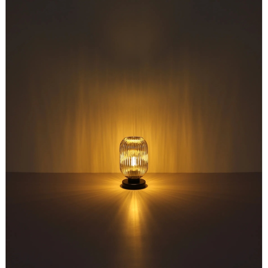 Globo - Stolná lampa 1xE27/40W/230V šedá