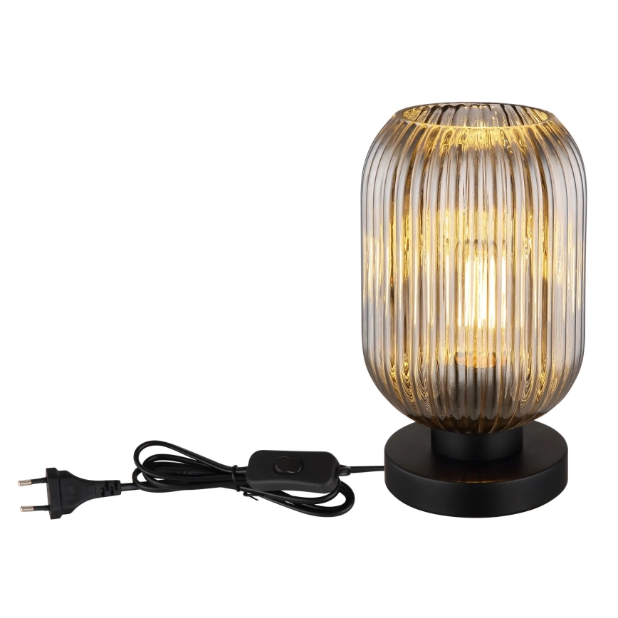 Globo - Stolná lampa 1xE27/40W/230V šedá