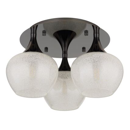 Globo - Prisadený luster 3xE27/40W/230V antracit