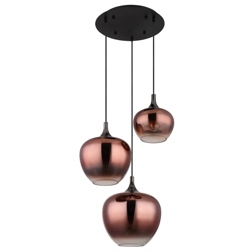 Globo - Luster na lanku 3xE27/40W/230V medená