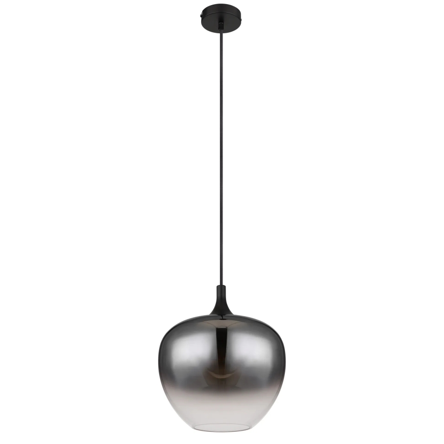 Globo - Luster na lanku 1xE27/60W/230V pr. 29 cm čierna