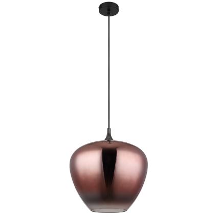 Globo - Luster na lanku 1xE27/60W/230V pr. 40 cm medená
