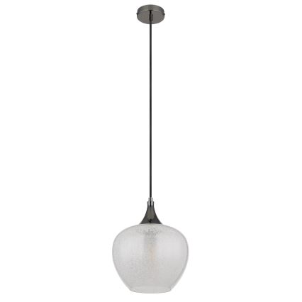 Globo - Luster na lanku 1xE27/40W/230V pr. 24 cm biela/antracit