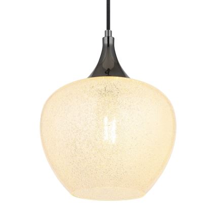 Globo - Luster na lanku 1xE27/40W/230V pr. 24 cm biela/antracit
