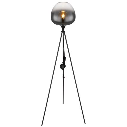 Globo - Stojacia lampa 1xE27/60W/230V čierna