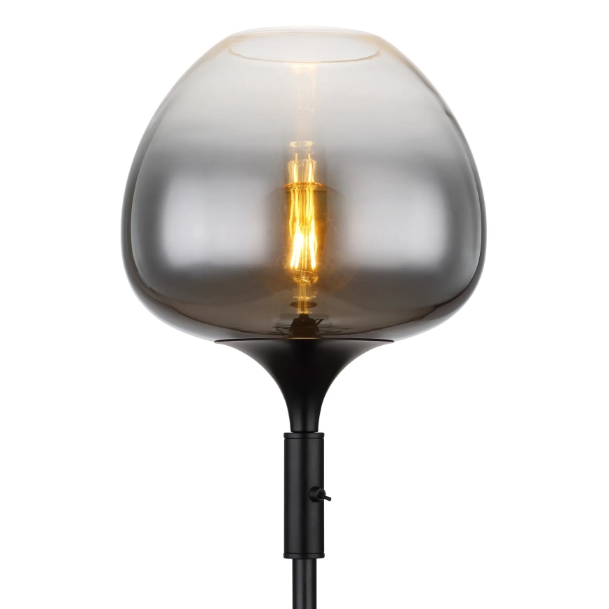 Globo - Stojacia lampa 1xE27/40W/230V čierna
