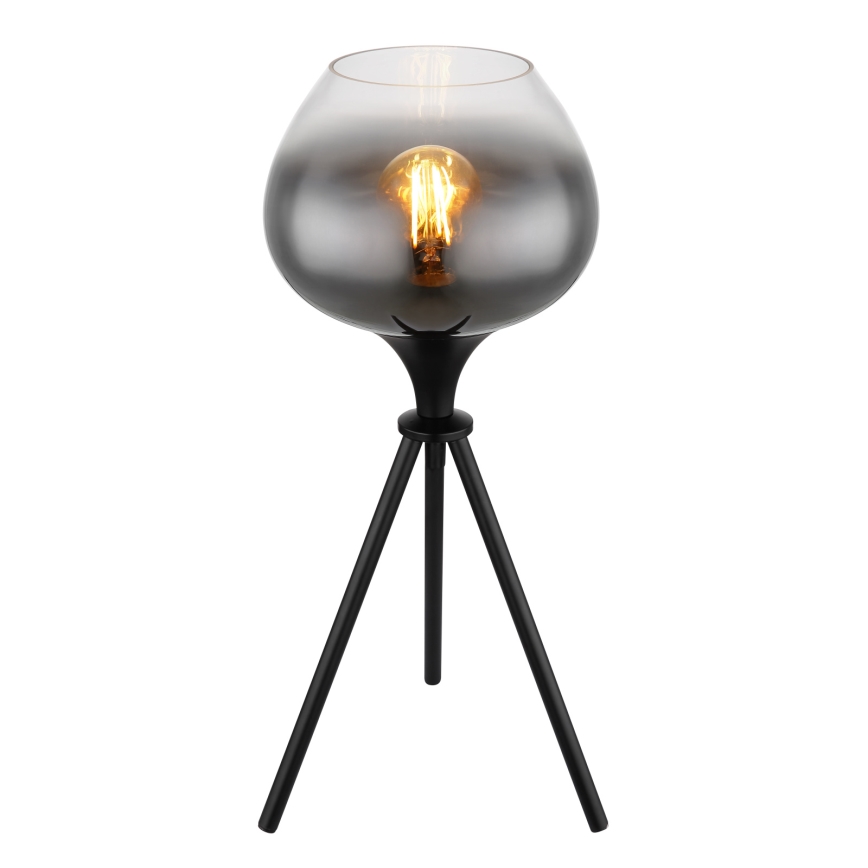 Globo - Stolná lampa 1xE27/40W/230V čierna