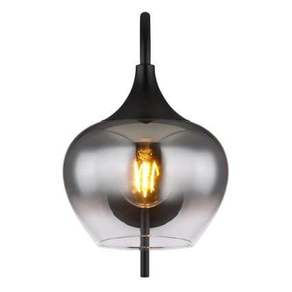 Globo - Nástenná lampa 1xE27/40W/230V čierna