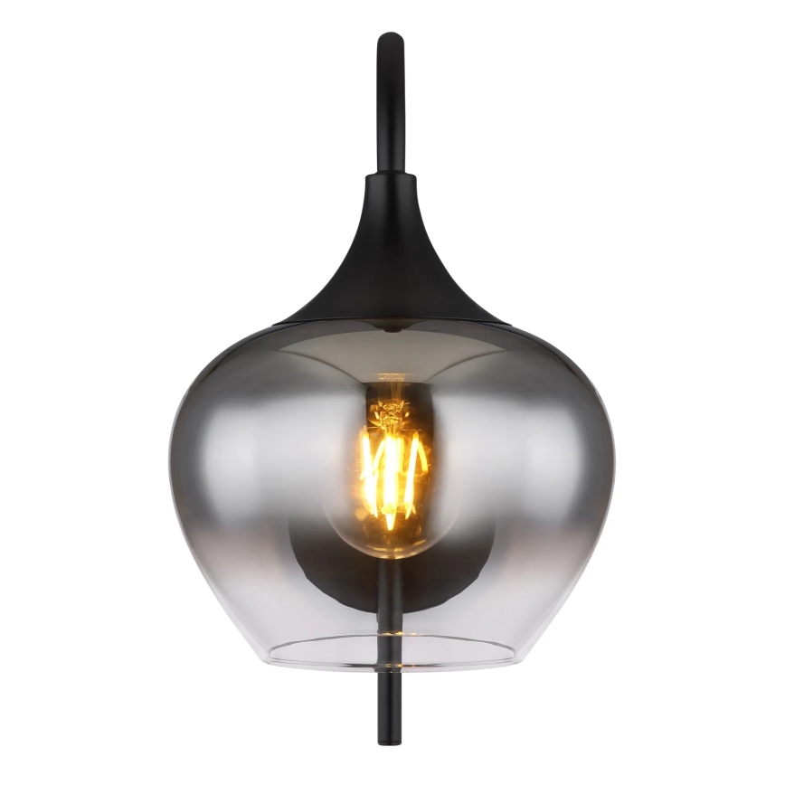 Globo - Nástenná lampa 1xE27/40W/230V čierna