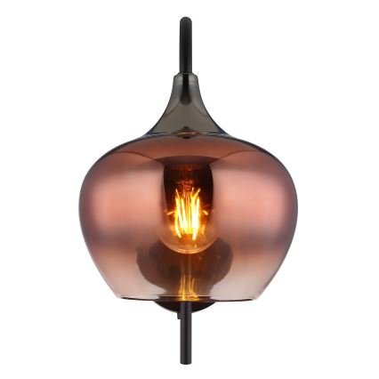 Globo - Nástenná lampa 1xE27/40W/230V medená