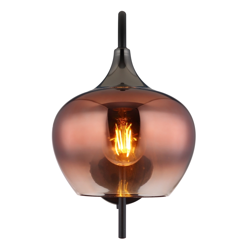 Globo - Nástenná lampa 1xE27/40W/230V medená
