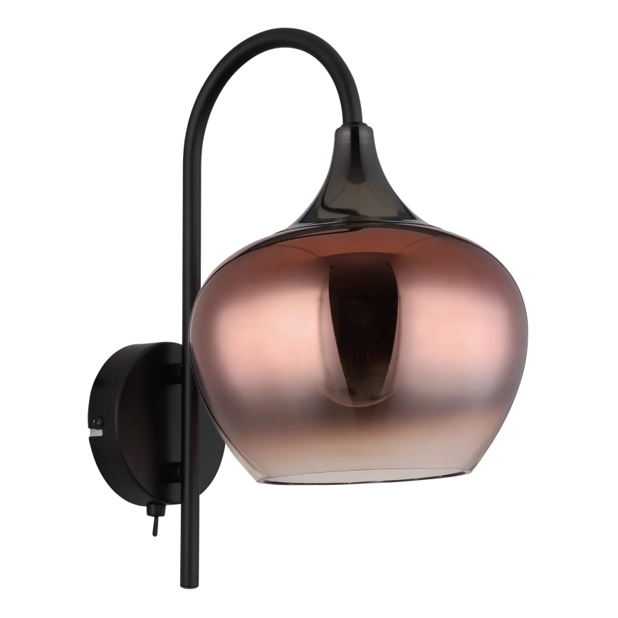 Globo - Nástenná lampa 1xE27/40W/230V medená
