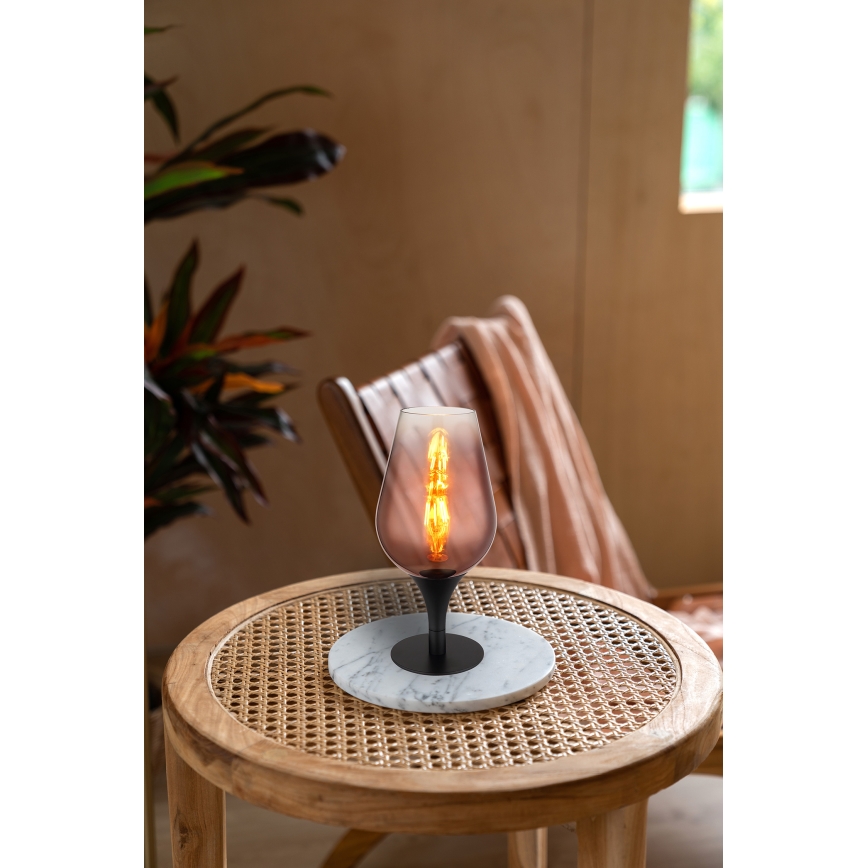 Globo - Stolná lampa 1xE27/40W/230V pr. 15 cm medená