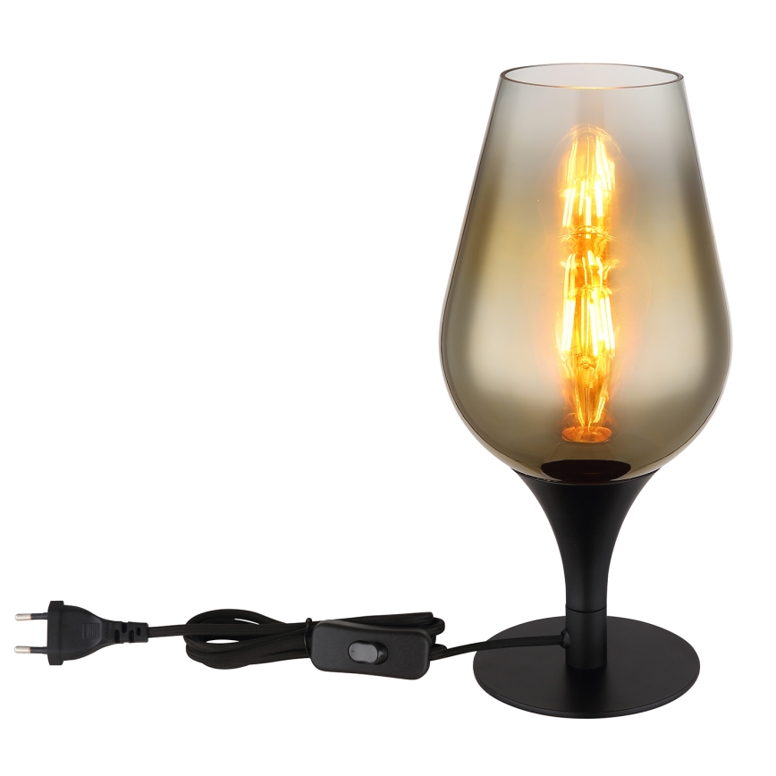 Globo - Stolná lampa 1xE27/40W/230V pr. 15 cm zlatá