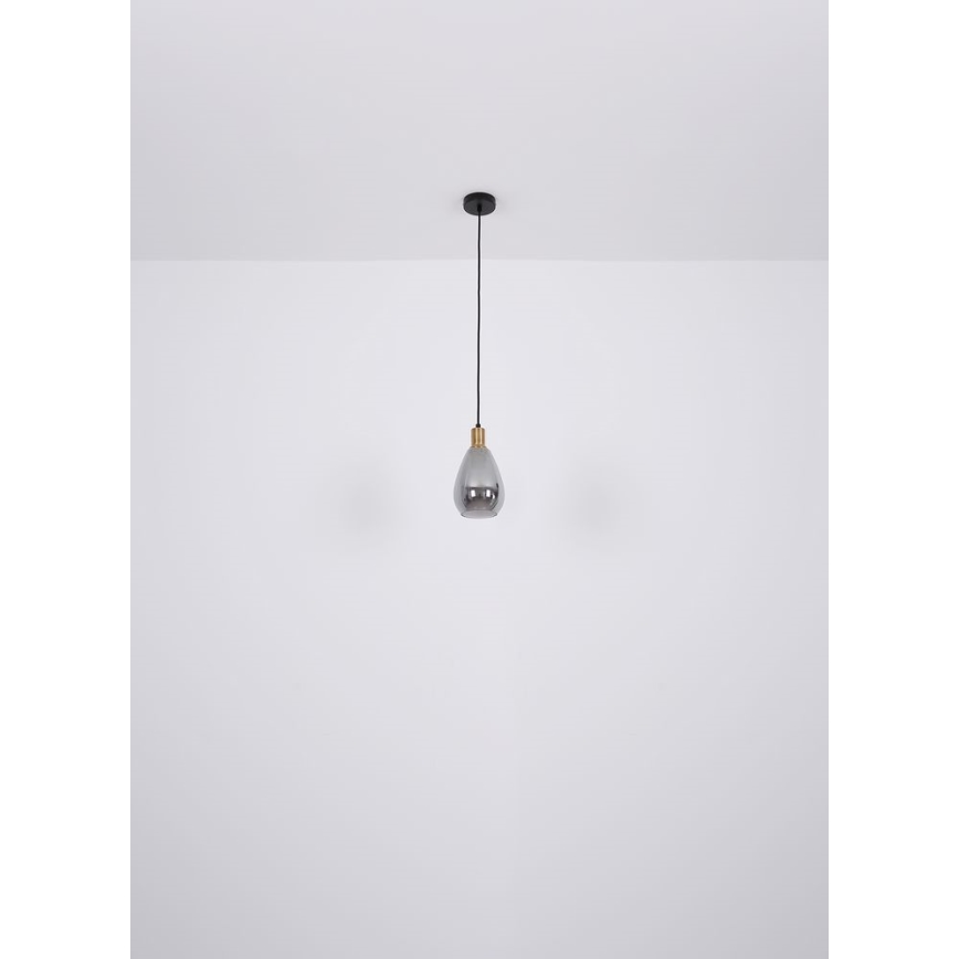 Globo - Luster na lanku 1xE27/40W/230V mosadz