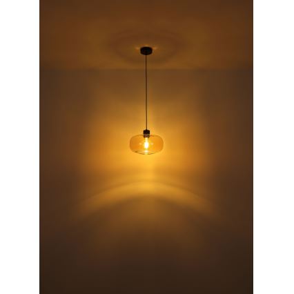 Globo - Luster na lanku 1xE27/40W/230V pr. 28 cm číra
