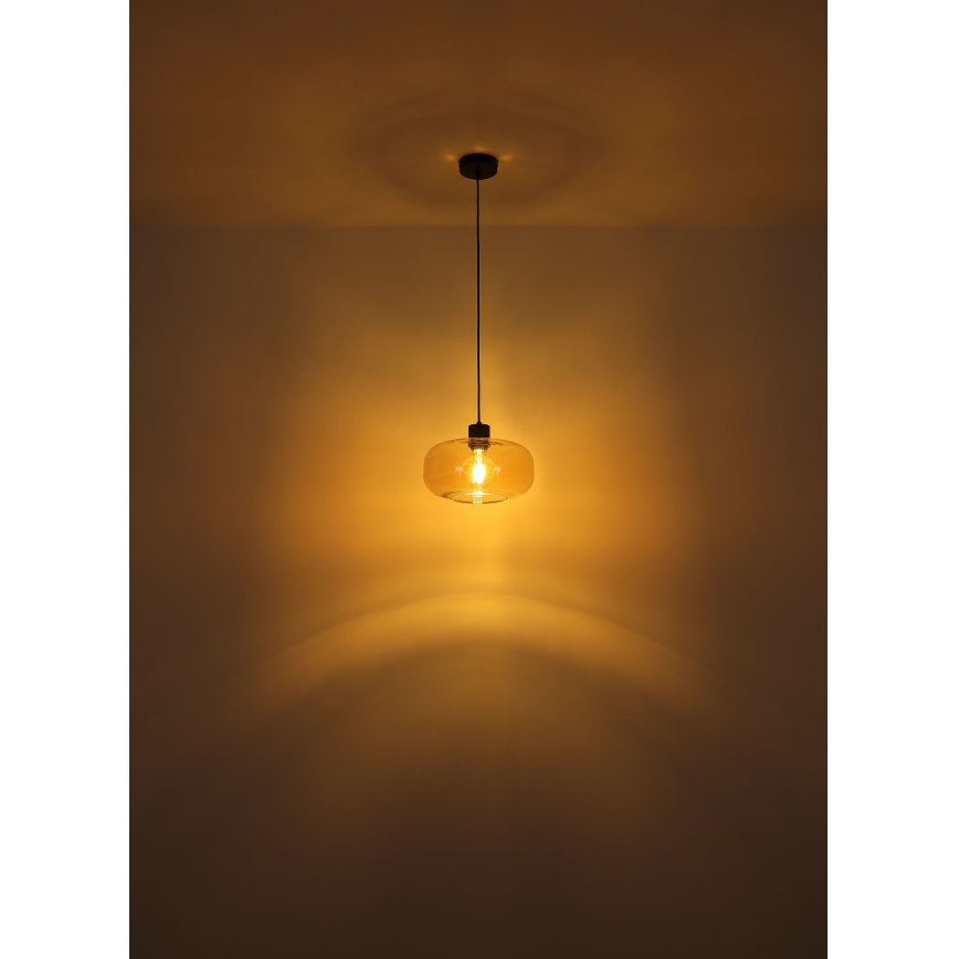 Globo - Luster na lanku 1xE27/40W/230V pr. 28 cm číra