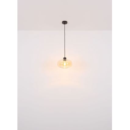 Globo - Luster na lanku 1xE27/40W/230V pr. 28 cm číra