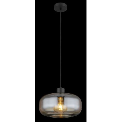 Globo - Luster na lanku 1xE27/40W/230V pr. 28 cm číra