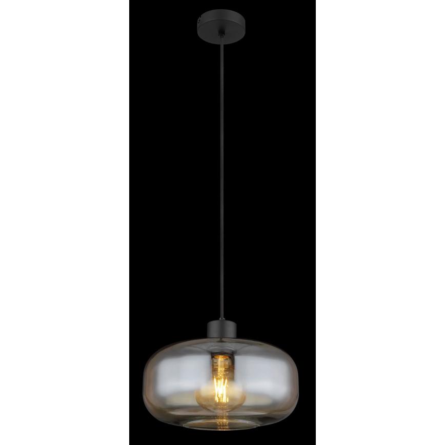 Globo - Luster na lanku 1xE27/40W/230V pr. 28 cm číra