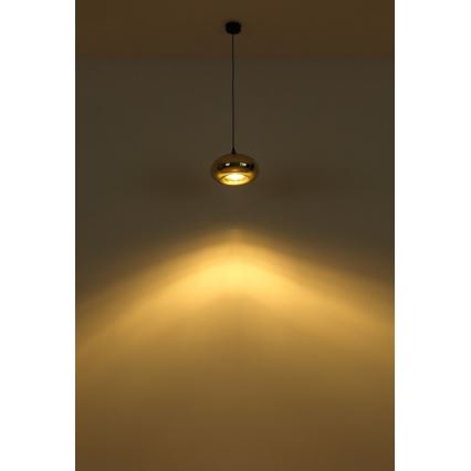 Globo - Luster na lanku 1xE27/60W/230V medená