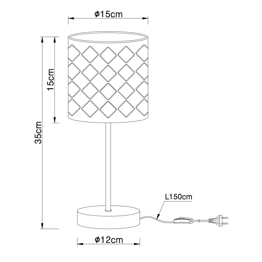 Globo - Stolná lampa 1xE14/40W/230V