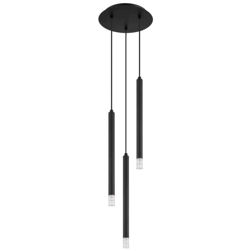 Globo - Luster na lanku 3xG9/4W/230V pr. 24 cm čierna