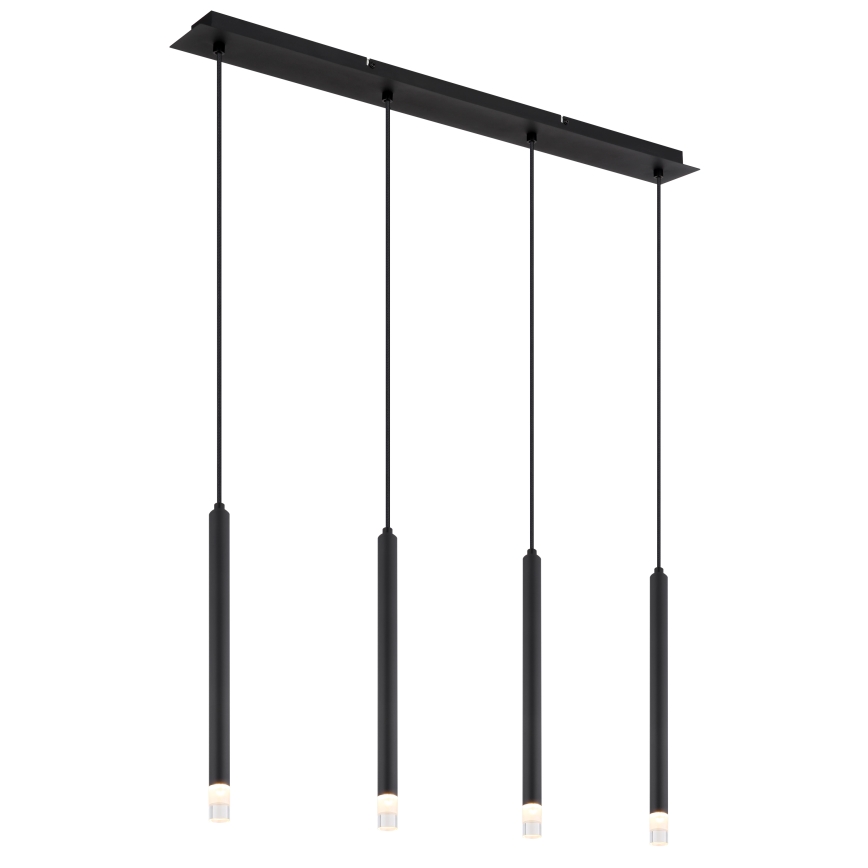 Globo - Luster na lanku 4xG9/4W/230V čierna