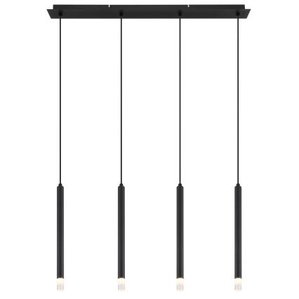 Globo - Luster na lanku 4xG9/4W/230V čierna