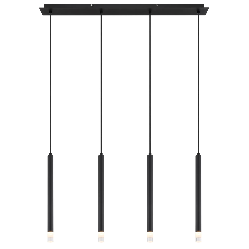 Globo - Luster na lanku 4xG9/4W/230V čierna
