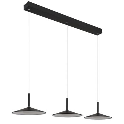 Globo - LED luster na lanku LED/24W/230V 4000K čierna