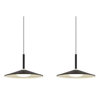 Globo - LED luster na lanku LED/24W/230V 4000K čierna