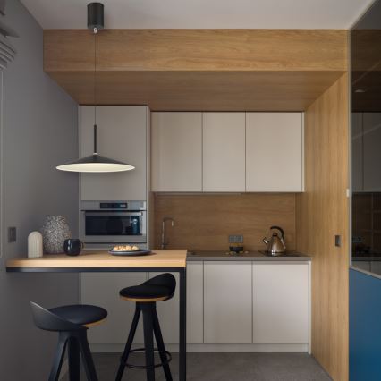 Globo - LED luster na lanku LED/18W/230V 4000K čierny