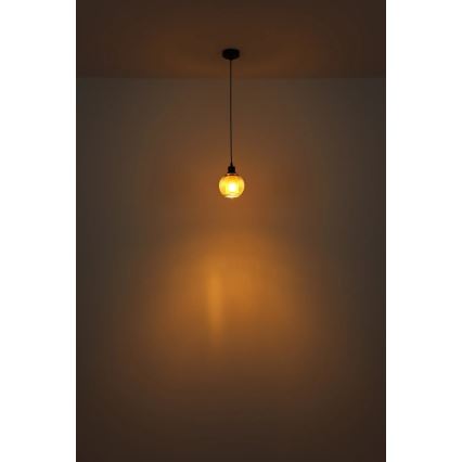 Globo - Luster na lanku 1xE27/25W/230V pr. 15 cm meď