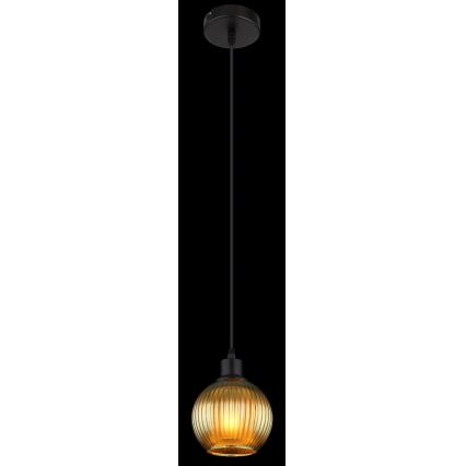 Globo - Luster na lanku 1xE27/25W/230V pr. 15 cm zelená